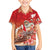 Hawaii Funny Christmas Hawaiian Shirt Santa Surfing With Tapa Pattern - Polynesian Pride