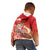 Hawaii Funny Christmas Kid Hoodie Santa Surfing With Tapa Pattern - Polynesian Pride