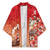 Hawaii Funny Christmas Kimono Santa Surfing With Tapa Pattern - Polynesian Pride