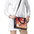 Hawaii Funny Christmas Shoulder Handbag Santa Surfing With Tapa Pattern - Polynesian Pride