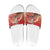 Hawaii Funny Christmas Slide Sandals Santa Surfing With Tapa Pattern - Polynesian Pride
