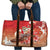 Hawaii Funny Christmas Travel Bag Santa Surfing With Tapa Pattern - Polynesian Pride