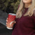Hawaii Funny Christmas Tumbler Cup Santa Surfing With Tapa Pattern - Polynesian Pride