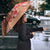 Hawaii Funny Christmas Umbrella Santa Surfing With Tapa Pattern - Polynesian Pride