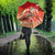 Hawaii Funny Christmas Umbrella Santa Surfing With Tapa Pattern - Polynesian Pride