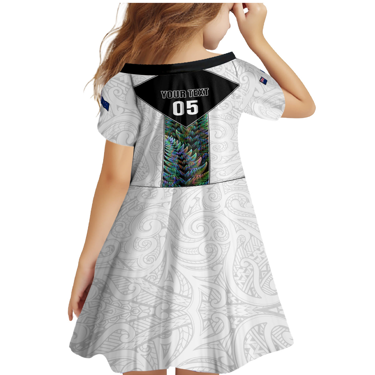 Custom New Zealand Fern Rugby Family Matching Mermaid Dress and Hawaiian Shirt World Cup 2023 Paua Shell Maori Pattern LT05 - Polynesian Pride