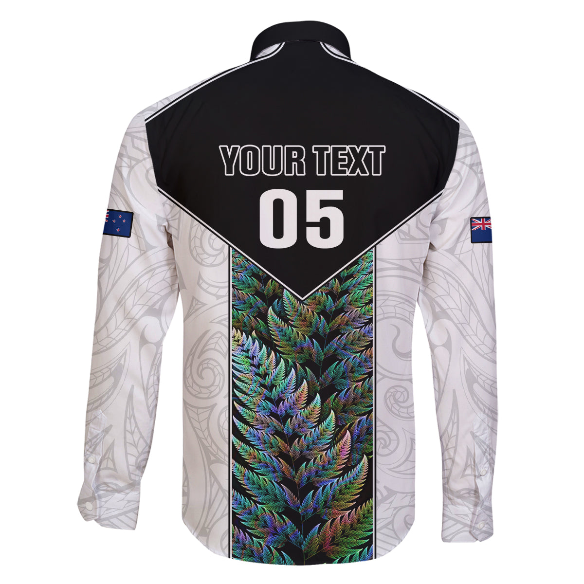 Custom New Zealand Fern Rugby Family Matching Summer Maxi Dress and Hawaiian Shirt World Cup 2023 Paua Shell Maori Pattern LT05 - Polynesian Pride