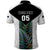 Custom New Zealand Fern Rugby Polo Shirt World Cup 2023 Paua Shell Maori Pattern LT05 - Polynesian Pride