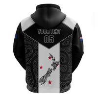 Custom New Zealand Player Rugby Hoodie World Cup 2023 Maori Pattern LT05 - Polynesian Pride