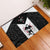 New Zealand Player Rugby Rubber Doormat World Cup 2023 Maori Pattern LT05 Black - Polynesian Pride