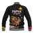 Papua New Guinea Tok Pisin Wik Baseball Jacket Land Of The Unexpected