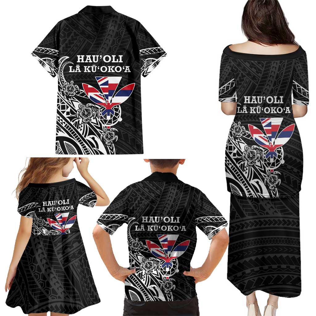 Hawaii November 28th Is My Independence Day Family Matching Puletasi and Hawaiian Shirt