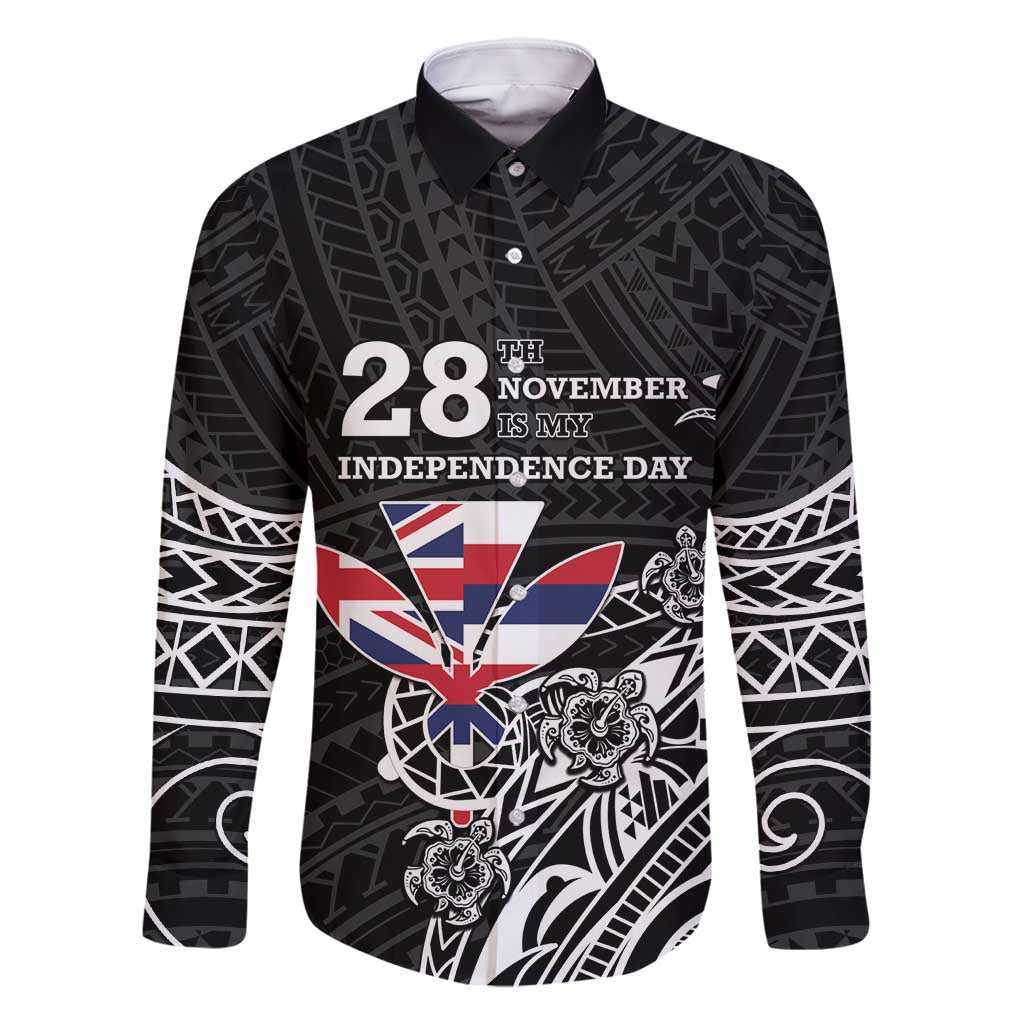 Hawaii November 28th Is My Independence Day Family Matching Tank Maxi Dress and Hawaiian Shirt
