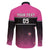 Custom New Zealand Women Cricket Family Matching Long Sleeve Bodycon Dress and Hawaiian Shirt Pink Simple Style