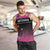 Custom New Zealand Women Cricket Men Tank Top Pink Simple Style