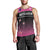 Custom New Zealand Women Cricket Men Tank Top Pink Simple Style
