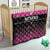 New Zealand Women Cricket Quilt Pink Simple Style