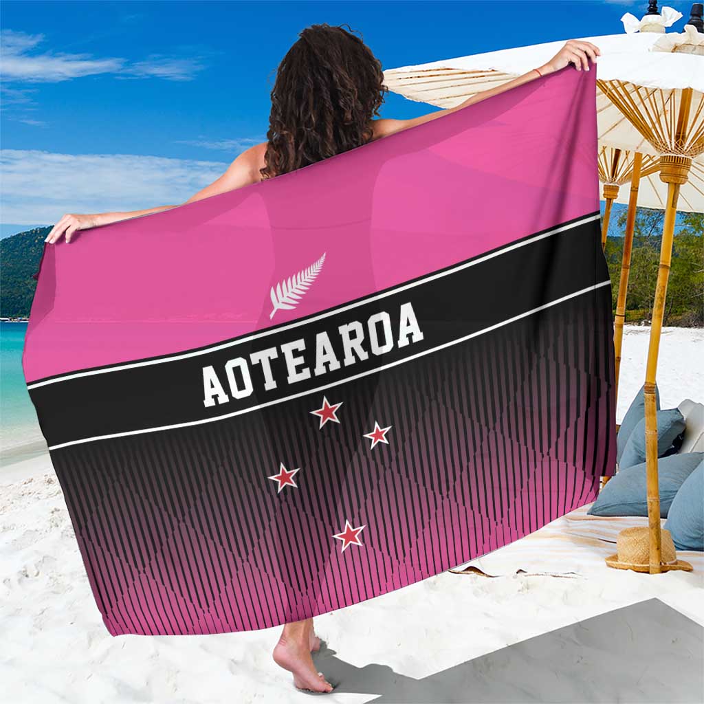 New Zealand Women Cricket Sarong Pink Simple Style LT05 One Size 44 x 66 inches Pink - Polynesian Pride
