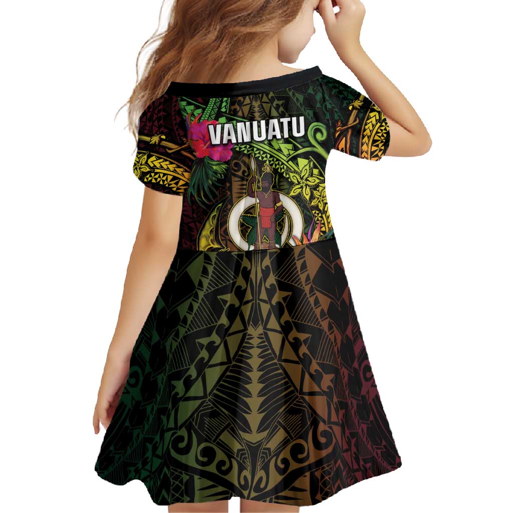 Vanuatu Family Matching Mermaid Dress and Hawaiian Shirt Be Strong Pray For Port Vila