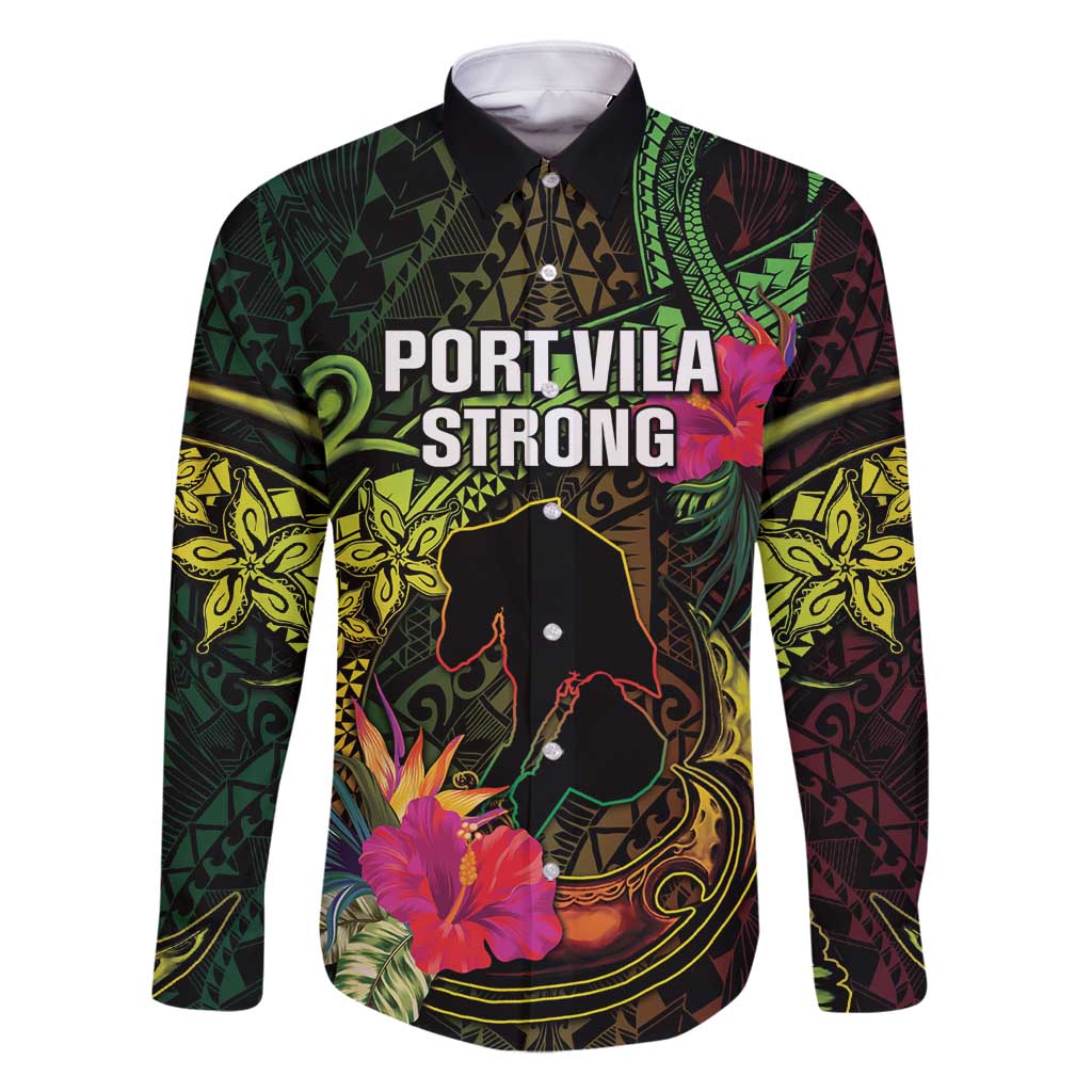 Vanuatu Family Matching Mermaid Dress and Hawaiian Shirt Be Strong Pray For Port Vila