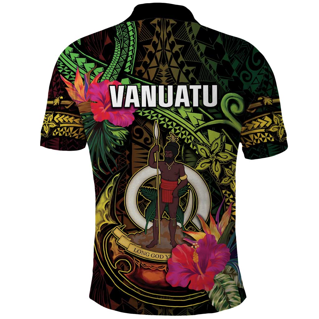 Vanuatu Polo Shirt Be Strong Pray For Port Vila