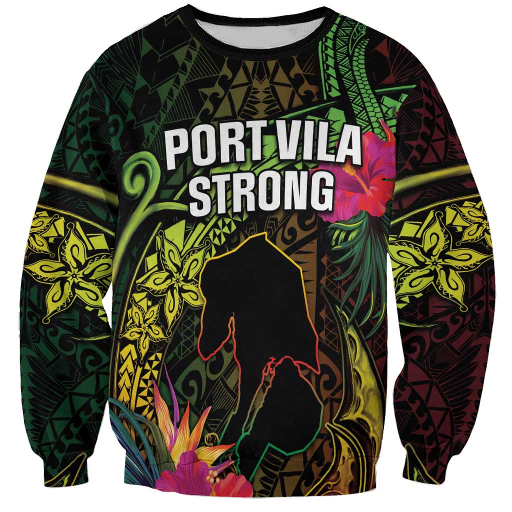 Vanuatu Sweatshirt Be Strong Pray For Port Vila