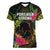Vanuatu Women V-Neck T-Shirt Be Strong Pray For Port Vila