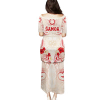 Siva Samoa Puletasi Samoan Taupou With Polynesian Pattern LT05 - Polynesian Pride