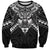 New Zealand Morepork Sweatshirt Maori Pattern Black