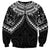 New Zealand Morepork Sweatshirt Maori Pattern Black