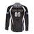Custom Fiji Rugby Long Sleeve Button Shirt Fijian Warrior Black