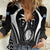 Custom Fiji Rugby Women Casual Shirt Fijian Warrior Black