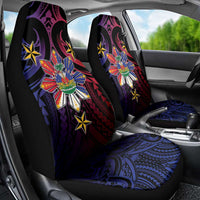 Haiti Philippines Car Seat Cover Haitian Coat Of Arms With Filipino Sun