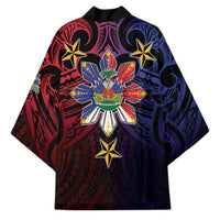 Haiti Philippines Kimono Haitian Coat Of Arms With Filipino Sun LT05 - Polynesian Pride