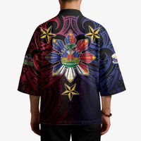 Haiti Philippines Kimono Haitian Coat Of Arms With Filipino Sun LT05 - Polynesian Pride