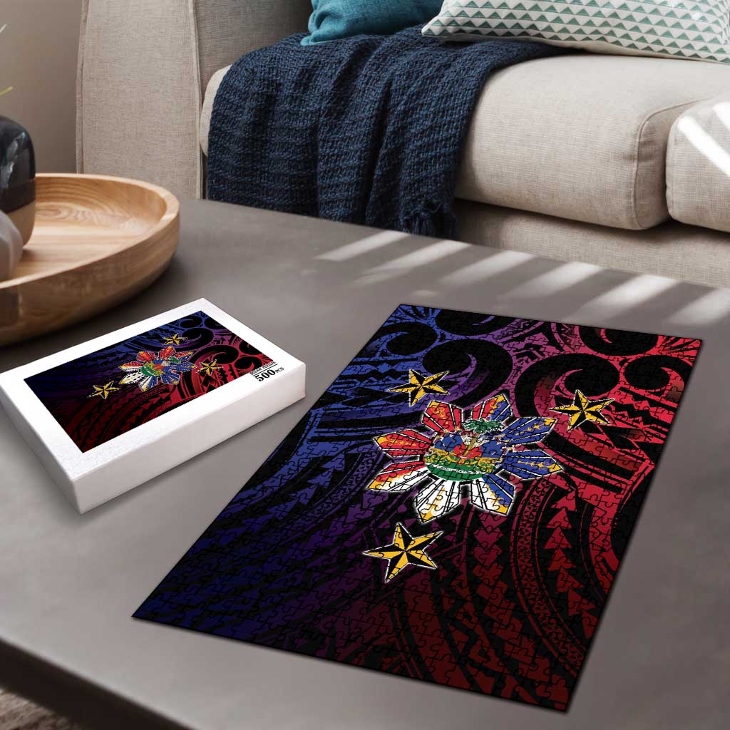 Haiti Philippines Puzzle Haitian Coat Of Arms With Filipino Sun