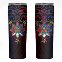 Haiti Philippines Skinny Tumbler Haitian Coat Of Arms With Filipino Sun
