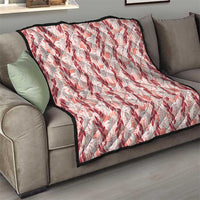 Hawaii Ti Leaf Maile Tuberose Lei Quilt With Hanalei Leaf Red LT05 - Polynesian Pride
