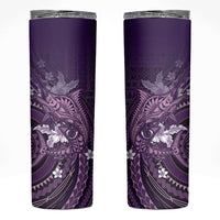Samoa Tatau Marlin Skinny Tumbler With Siapo Motifs Violet