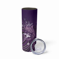 Samoa Tatau Marlin Skinny Tumbler With Siapo Motifs Violet