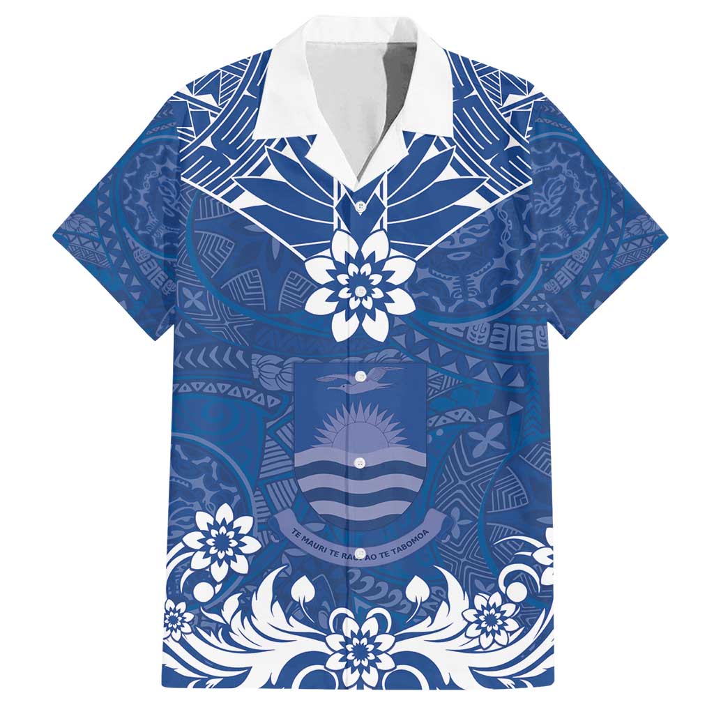 Wikin te Taetae ni Kiribati Family Matching Long Sleeve Bodycon Dress and Hawaiian Shirt Pacific Tapa Pattern