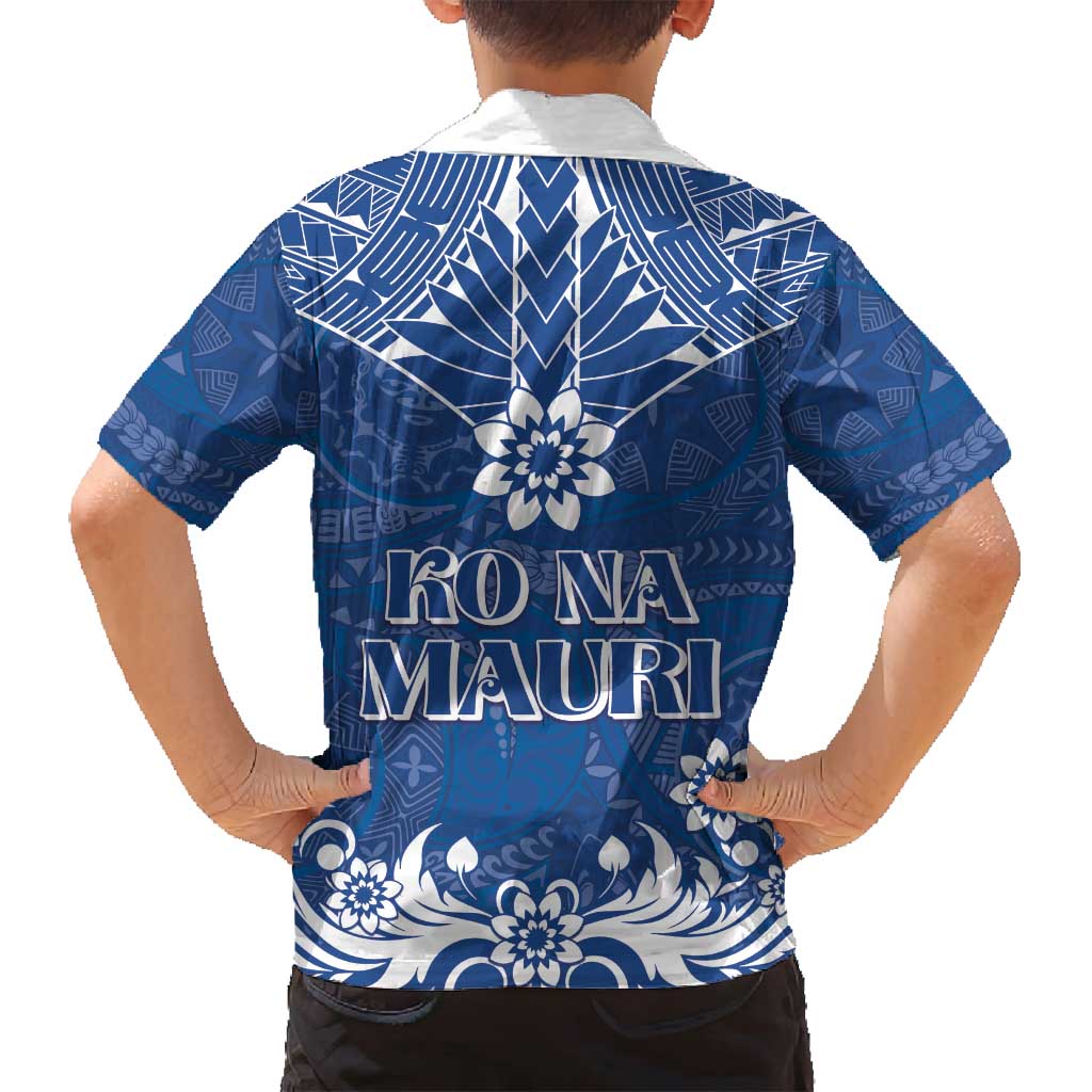 Wikin te Taetae ni Kiribati Family Matching Summer Maxi Dress and Hawaiian Shirt Pacific Tapa Pattern LT05 - Polynesian Pride