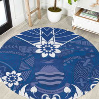 Wikin te Taetae ni Kiribati Round Carpet Pacific Tapa Pattern