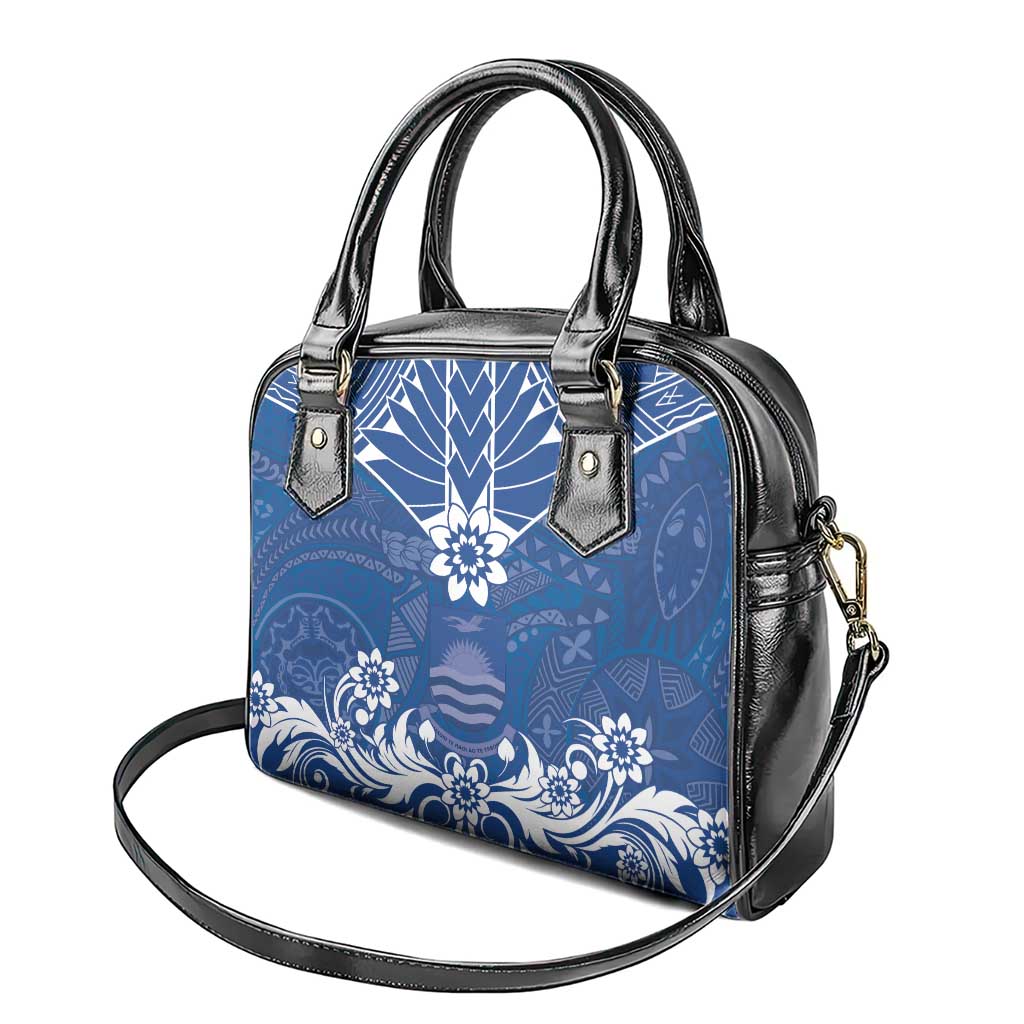 Wikin te Taetae ni Kiribati Shoulder Handbag Pacific Tapa Pattern LT05 - Polynesian Pride
