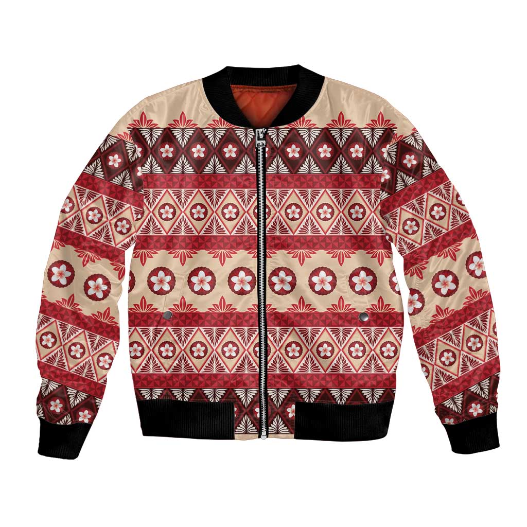 Tonga Language Week Bomber Jacket Lea Faka-Tonga Everyday - Polynesian Pride