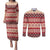 Tonga Language Week Couples Matching Puletasi and Long Sleeve Button Shirt Lea Faka-Tonga Everyday - Polynesian Pride