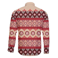 Tonga Language Week Family Matching Off The Shoulder Long Sleeve Dress and Hawaiian Shirt Lea Faka-Tonga Everyday - Polynesian Pride