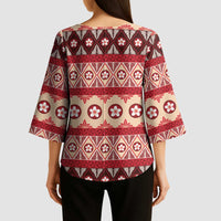 Tonga Language Week Kimono Sleeve Blouse Lea Faka-Tonga Everyday - Polynesian Pride