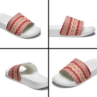 Tonga Language Week Slide Sandals Lea Faka-Tonga Everyday LT05 - Polynesian Pride