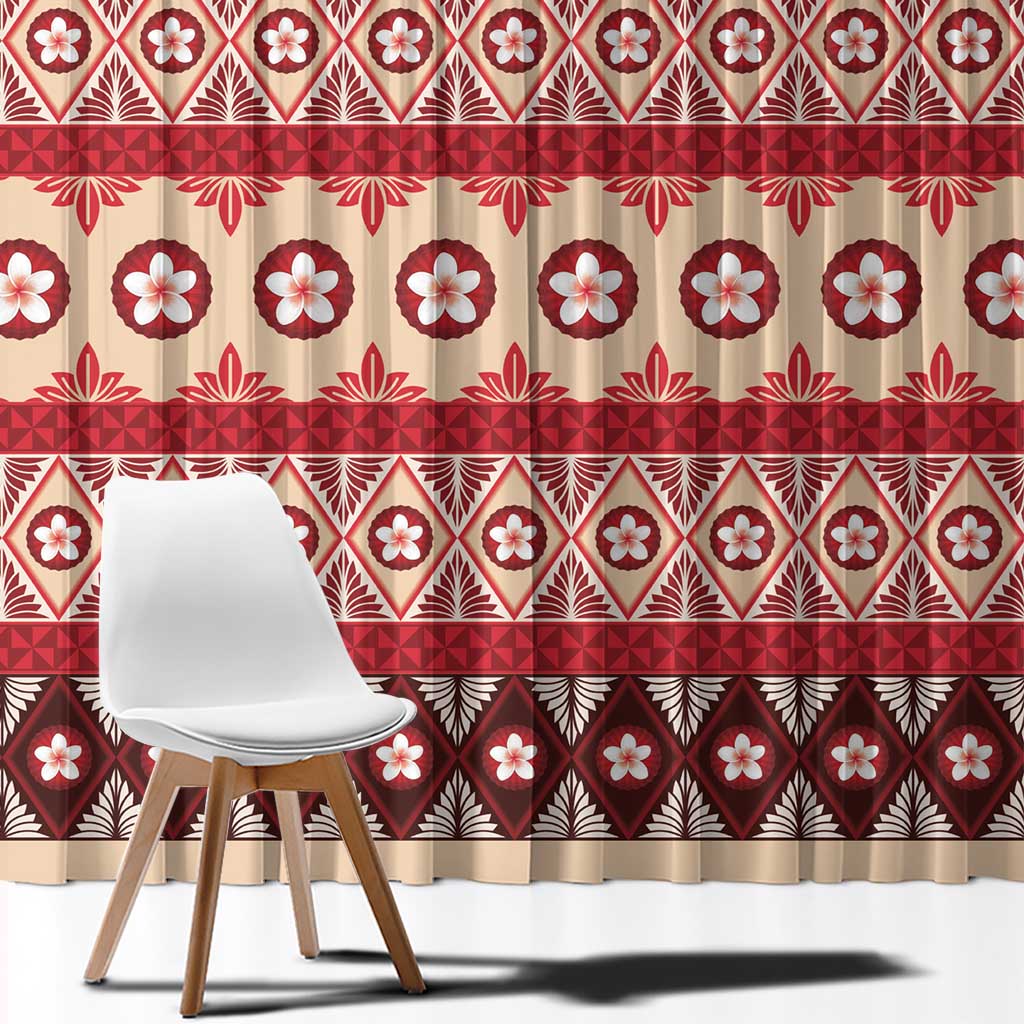 Tonga Language Week Window Curtain Lea Faka-Tonga Everyday - Polynesian Pride